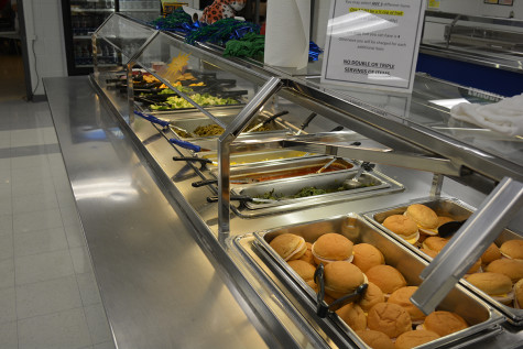 Fewer students are purchasing the school lunch this year. Photo by Harper Stephens