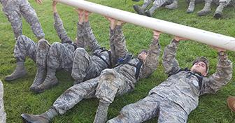 The student-led Raider Team practices for two hours every Tuesday and Thursday. Photo by Col. Stan Cole