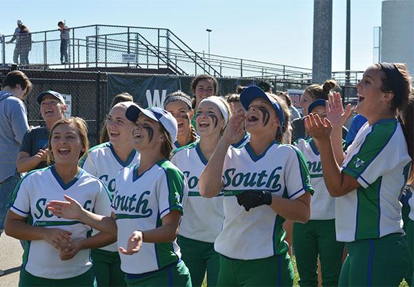 The Lady Jags do roll call before the state semi-final. Staff photo