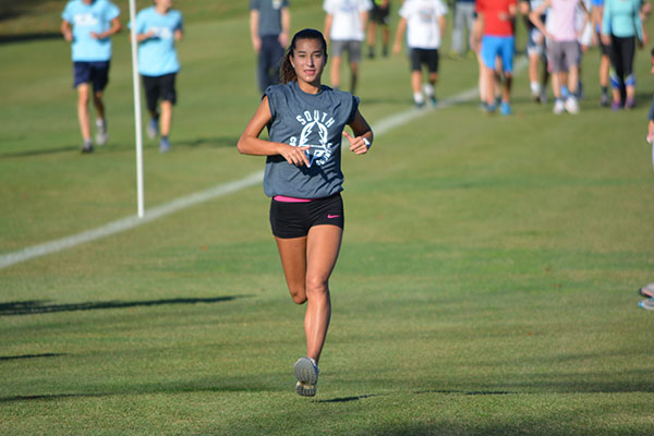 Tori Findley became Souths second recipient of the Gatorade Missouri Runner of the Year award. Photo by Ryan Unruh