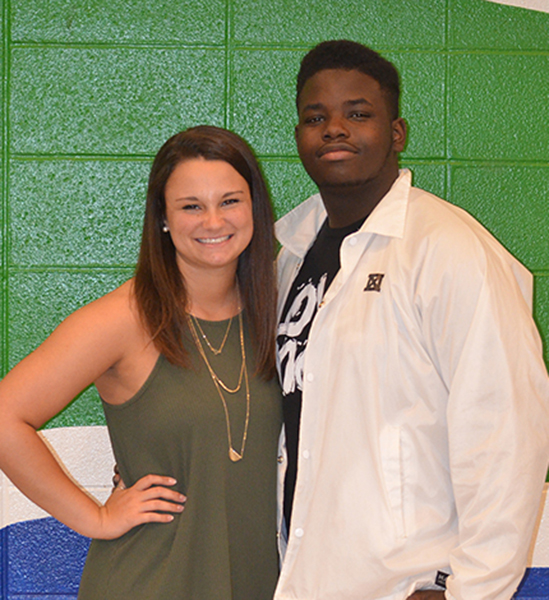 Jags of the Year: Sierra Pollard and Isaiah Jackson. Photo by Kelsey Blanton.