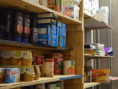 Food pantry available to any students in need
