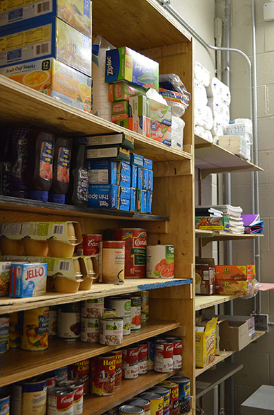 Food pantry available to any students in need