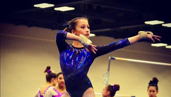 Sophomore thrives in gymnastics
