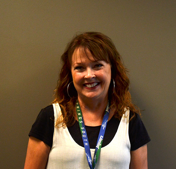 Dwila Funk is Blue Springs Souths full-time social worker. She has been a district employee for 21 years.  