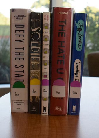 These are five of the books nominated for this years Gateway Readers. 
Photo by Isabelle Mulvaney