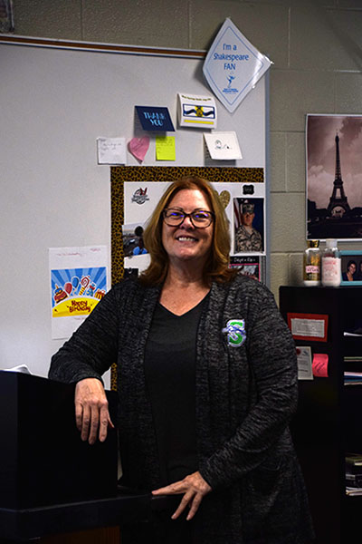 English teacher, Janis Schuberth was recently named Teacher of the year
Photo by, Sonnie Hernandez