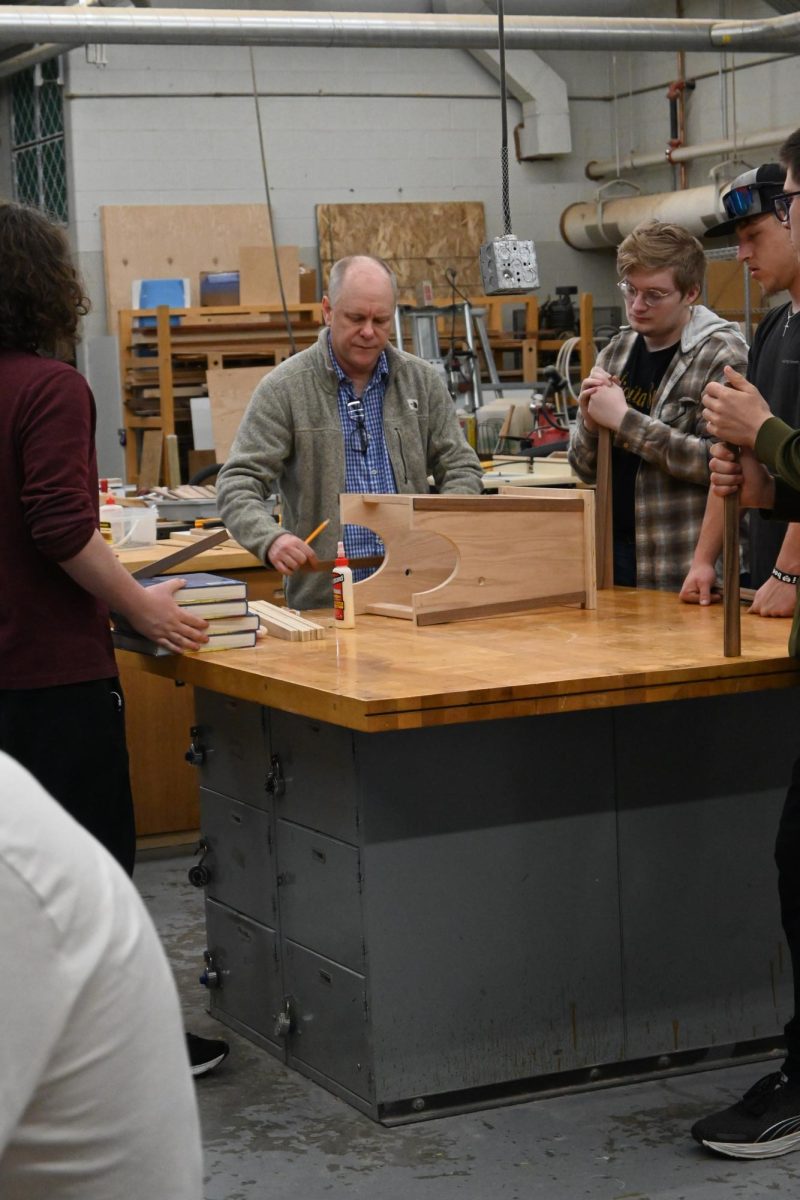 Geoff Gran is the woodshop teacher here at South. After 23 years of teaching, hes retiring. Photo by Andrew Washington 