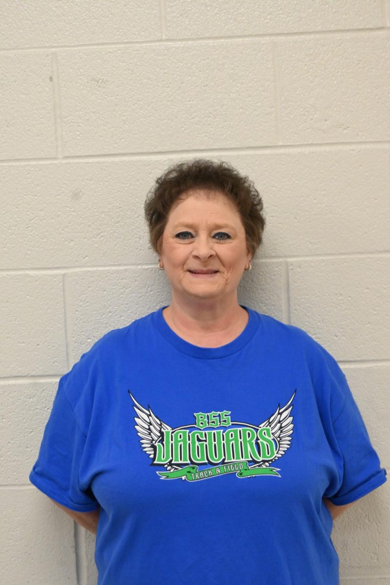 This is Food Service worker Pamala Stratton, who is retiring from South after 29 years.